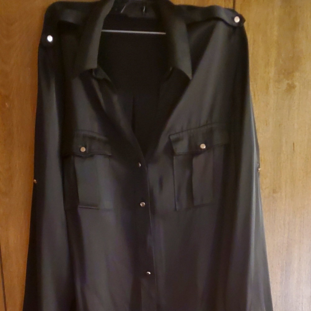 Conscious Edit Satin Portofino Shirt